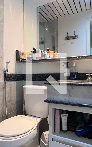 Apartamento para alugar com 45m², 1 quarto e 1 vaga Apartamento para alugar com 45m², 1 quarto e 1 vagaBanheiro