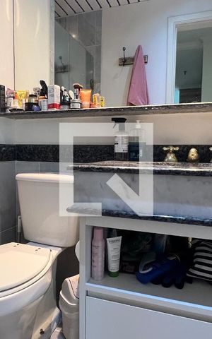Apartamento para alugar com 45m², 1 quarto e 1 vaga Apartamento para alugar com 45m², 1 quarto e 1 vagaBanheiro