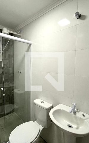 Studio para alugar com 20m², 1 quarto e sem vaga Studio para alugar com 20m², 1 quarto e sem vagaBanheiro