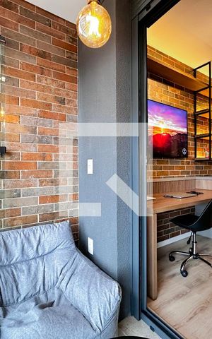 Studio para alugar com 25m², 0 quarto e sem vagaSacada