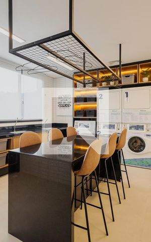 Apartamento à venda com 24m², 1 quarto e sem vaga Apartamento à venda com 24m², 1 quarto e sem vagaLavanderia