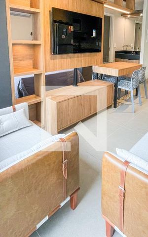 Studio para alugar com 29m², 1 quarto e sem vagaSala