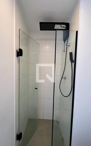 Apartamento à venda com 27m², 1 quarto e sem vaga Apartamento à venda com 27m², 1 quarto e sem vagaBanheiro da Suíte