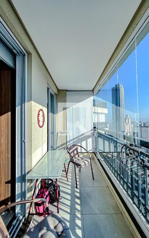 Studio à venda com 40m², 1 quarto e 1 vagaVaranda da Sala