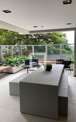 Studio para alugar com 32m², 1 quarto e sem vaga Studio para alugar com 32m², 1 quarto e sem vagaArea Gourmet
