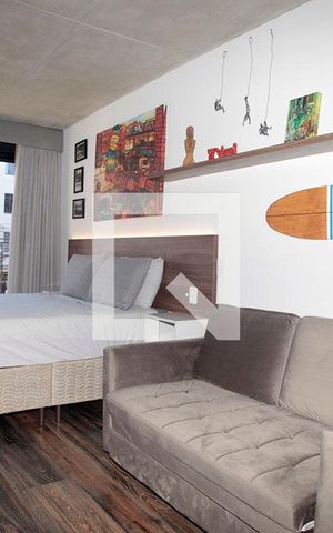 Studio à venda com 43m², 1 quarto e sem vagaSala