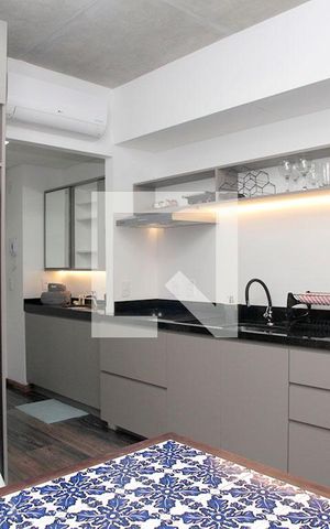 Studio à venda com 43m², 1 quarto e sem vagaCozinha