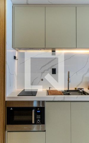 Studio à venda com 25m², 1 quarto e sem vagaCozinha