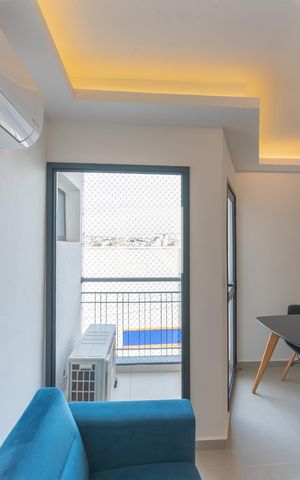Apartamento para alugar com 65m², 1 quarto e 1 vaga Apartamento para alugar com 65m², 1 quarto e 1 vagaSacada da Sala