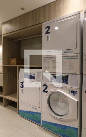 Studio para alugar com 37m², 1 quarto e sem vagaLavanderia