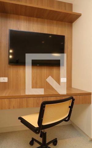 Studio para alugar com 37m², 1 quarto e sem vagaTV/Escritório