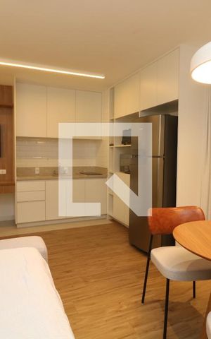 Studio para alugar com 37m², 1 quarto e sem vagaSala/Quarto