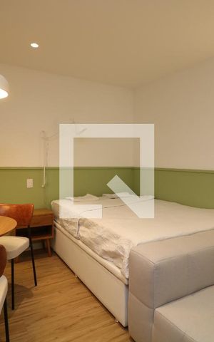 Studio para alugar com 37m², 1 quarto e sem vagaSala/Quarto