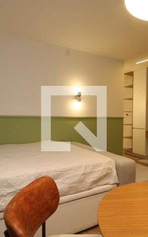 Studio para alugar com 37m², 1 quarto e sem vagaSala/Quarto