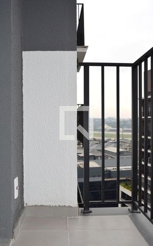 Studio à venda com 27m², 1 quarto e sem vagaVaranda