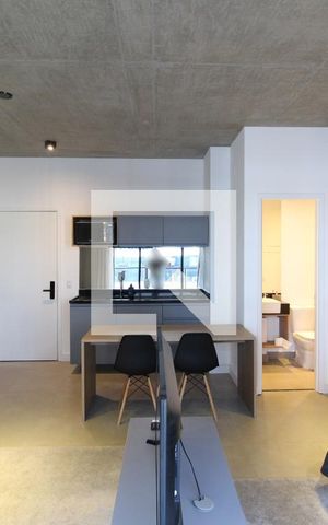 Studio à venda com 43m², 1 quarto e 1 vagaSala/Cozinha