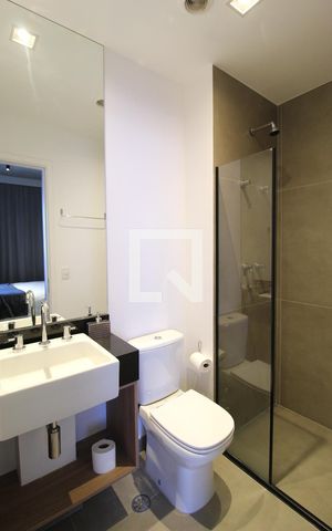 Studio à venda com 43m², 1 quarto e 1 vagaBanheiro da Suíte
