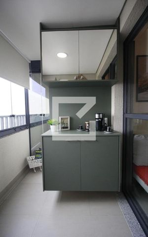 Apartamento para alugar com 31m², 1 quarto e sem vagaVaranda