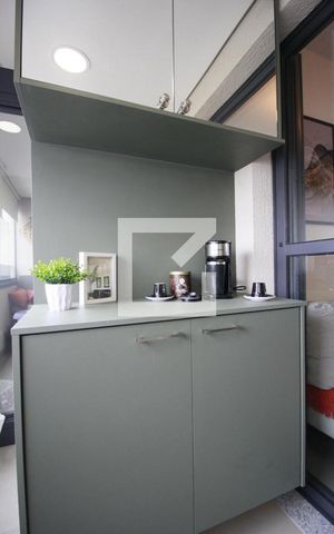 Apartamento para alugar com 31m², 1 quarto e sem vagaVaranda