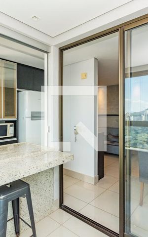 Apartamento para alugar com 55m², 1 quarto e 2 vagas Apartamento para alugar com 55m², 1 quarto e 2 vagasVaranda da Sala