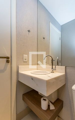 Apartamento para alugar com 55m², 1 quarto e 2 vagas Apartamento para alugar com 55m², 1 quarto e 2 vagasLavabo