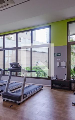 Apartamento para alugar com 55m², 1 quarto e 2 vagas Apartamento para alugar com 55m², 1 quarto e 2 vagasAcademia