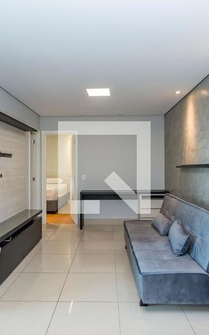 Apartamento para alugar com 55m², 1 quarto e 2 vagas Apartamento para alugar com 55m², 1 quarto e 2 vagasSala