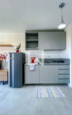 Studio à venda com 34m², 1 quarto e sem vagaCozinha