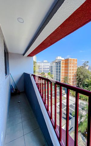 Studio à venda com 34m², 1 quarto e sem vagaVaranda da Sala