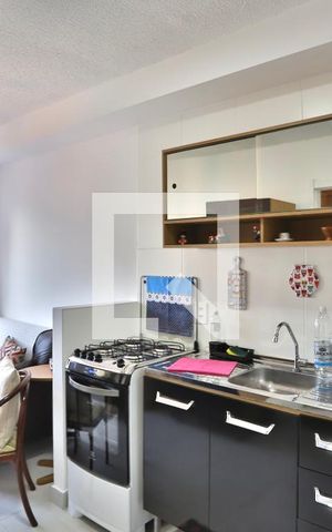 Apartamento à venda com 26m², 1 quarto e sem vaga Apartamento à venda com 26m², 1 quarto e sem vagaSala/Cozinha