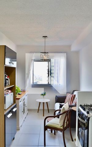 Apartamento à venda com 26m², 1 quarto e sem vaga Apartamento à venda com 26m², 1 quarto e sem vagaSala/Cozinha