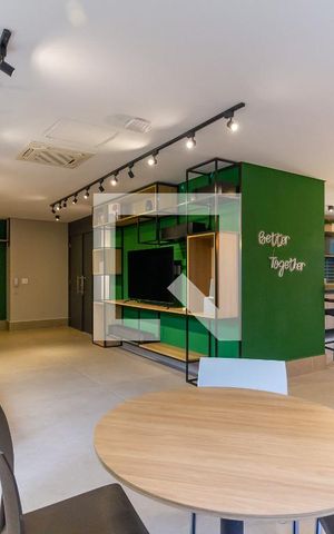 Studio para alugar com 25m², 1 quarto e sem vaga Studio para alugar com 25m², 1 quarto e sem vagaÁrea comum - Salão de festas