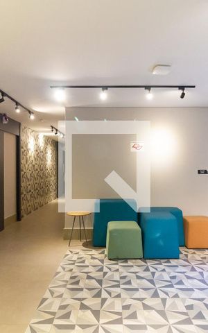 Studio para alugar com 25m², 1 quarto e sem vaga Studio para alugar com 25m², 1 quarto e sem vagaHall social