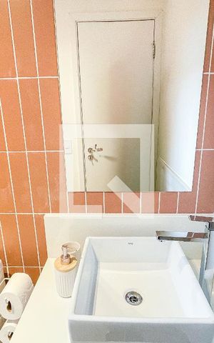 Studio para alugar com 25m², 1 quarto e sem vaga Studio para alugar com 25m², 1 quarto e sem vagaBanheiro Studio