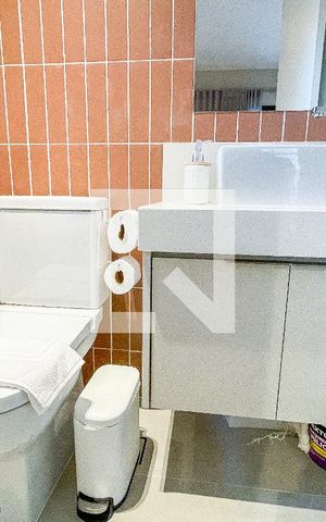 Studio para alugar com 25m², 1 quarto e sem vaga Studio para alugar com 25m², 1 quarto e sem vagaBanheiro Studio