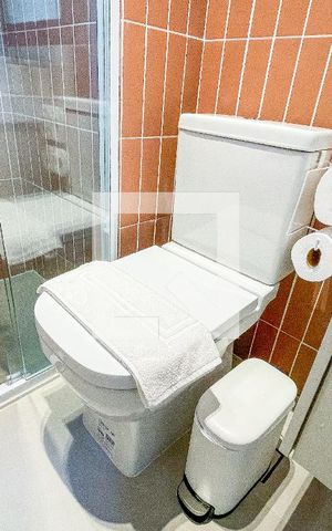 Studio para alugar com 25m², 1 quarto e sem vaga Studio para alugar com 25m², 1 quarto e sem vagaBanheiro Studio