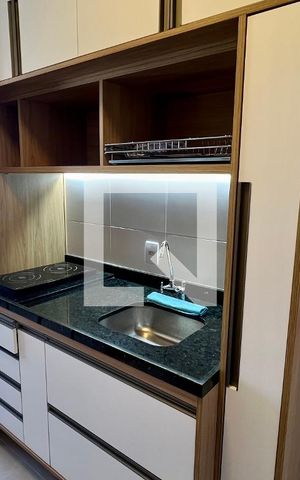 Studio para alugar com 24m², 1 quarto e sem vaga Studio para alugar com 24m², 1 quarto e sem vagaCozinha