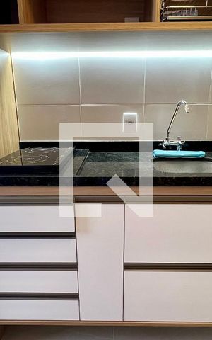 Studio para alugar com 24m², 1 quarto e sem vaga Studio para alugar com 24m², 1 quarto e sem vagaCozinha