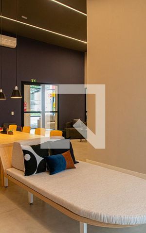 Studio para alugar com 25m², 1 quarto e sem vaga Studio para alugar com 25m², 1 quarto e sem vagaÁrea comum - Salão de festas