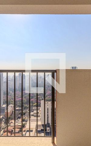 Studio à venda com 25m², 1 quarto e sem vagaVaranda