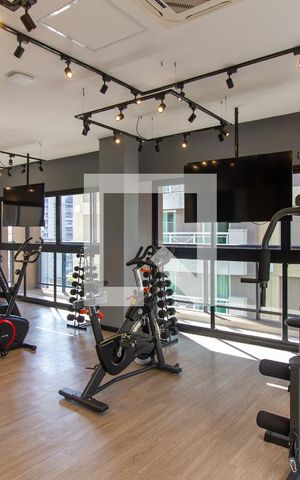 Apartamento à venda com 27m², 1 quarto e sem vaga Apartamento à venda com 27m², 1 quarto e sem vagaÁrea comum - Academia