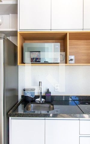 Apartamento à venda com 27m², 1 quarto e sem vaga Apartamento à venda com 27m², 1 quarto e sem vagaStudio Cozinha