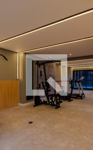 Apartamento para alugar com 36m², 1 quarto e sem vaga Apartamento para alugar com 36m², 1 quarto e sem vagaÁrea comum - Academia
