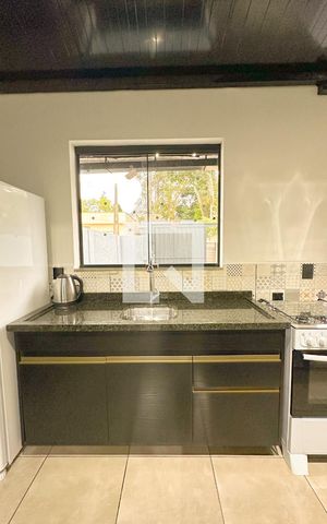 Casa para alugar com 32m², 1 quarto e 1 vagaDetalhe da cozinha