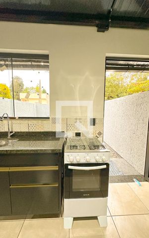 Casa para alugar com 32m², 1 quarto e 1 vagaDetalhe da cozinha