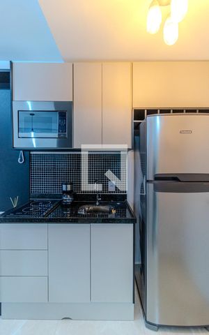 Studio à venda com 26m², 1 quarto e sem vagaCozinha