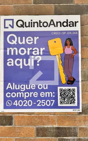 Apartamento à venda com 80m², 2 quartos e 1 vagaInstalação da plaquinha 