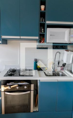 Studio à venda com 27m², 1 quarto e sem vagaCozinha e Área de Serviço
