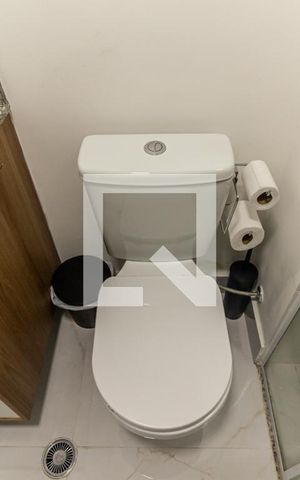 Studio para alugar com 27m², 1 quarto e sem vaga Studio para alugar com 27m², 1 quarto e sem vagaBanheiro
