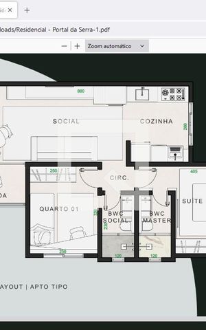 Apartamento à venda com 53m², 2 quartos e 2 vagas